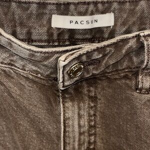 PacSun Dark Brown 90s Boyfriend Carpenter Pants, Size 24